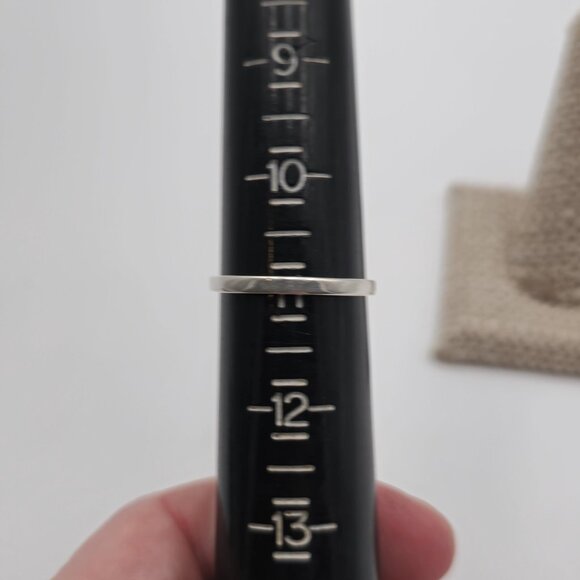 Size 11 Sterling Silver Avon Brand Topaz And CZ Gems Ring A2511 - Picture 7 of 9